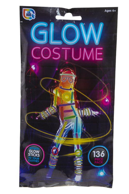 Glow Costume Glow Sticks Rings Eye Glasses Headband Wands Bracelet Party Pack 136pc
