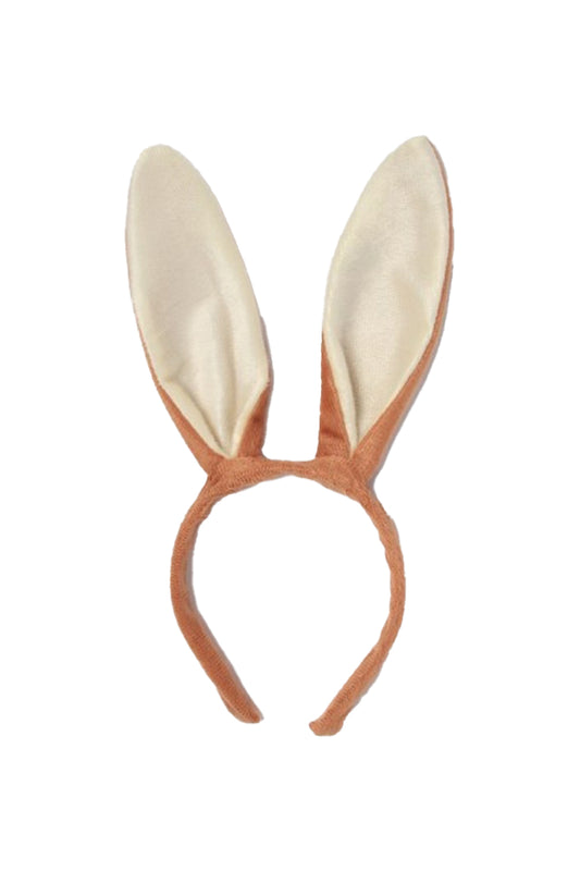 Brown Fabric Bunny Rabbit Hare Ears Headband Fancy Dress Accessory Easter Bunny