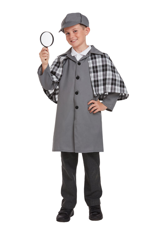 Children's Deluxe Sherlock Holmes Victorian Detective Set World Book Week Kids Sherlock Costume