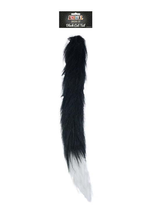 Black Cat Tail Animal World Book Day Cat In The Hat Fancy Dress Costume Accessory